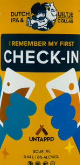 I Remember My First Check-In Brouwerij Dockum Uiltje Brewery